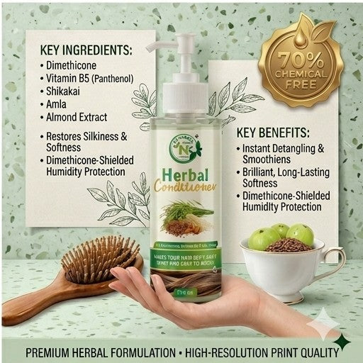 ✨ N.K Herbal Conditioner – Natural Silkiness & Strength - 150 ml✨